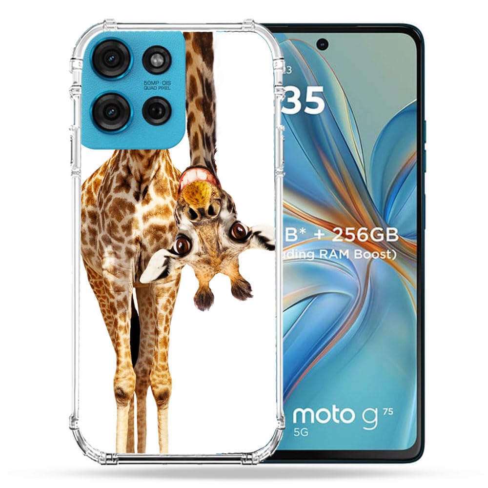 Coque Motorola G75 5G Évite les Rayures Cokitec Girafe - 2