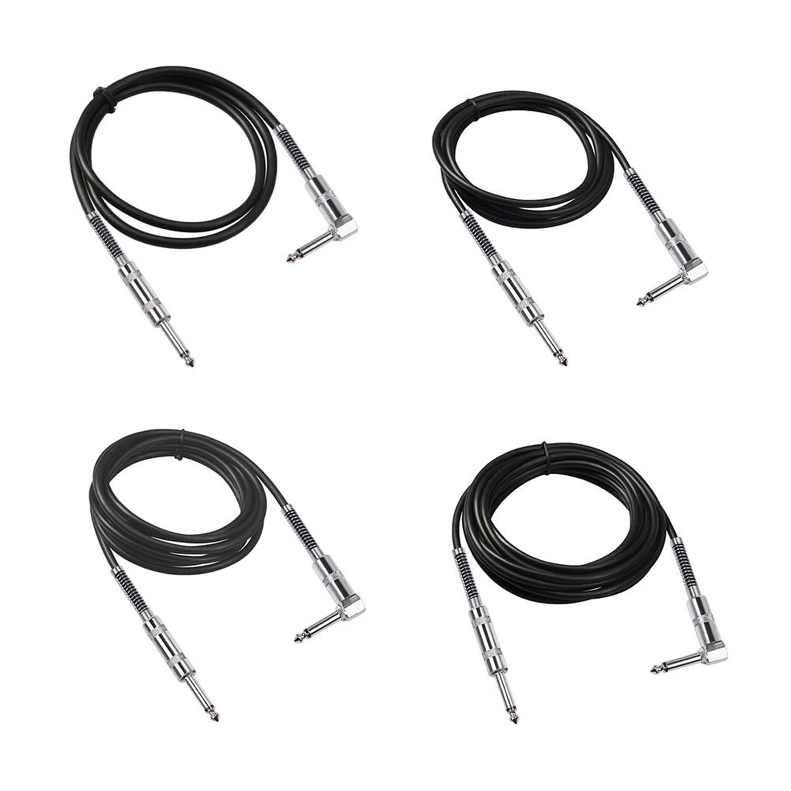 Kabel Audio Do Gitary Kabel gitarowy Jack 6,5 mm Prosty męski na kątowy męski Kabel audio wzmacniacza miksującego (Size : 10m)