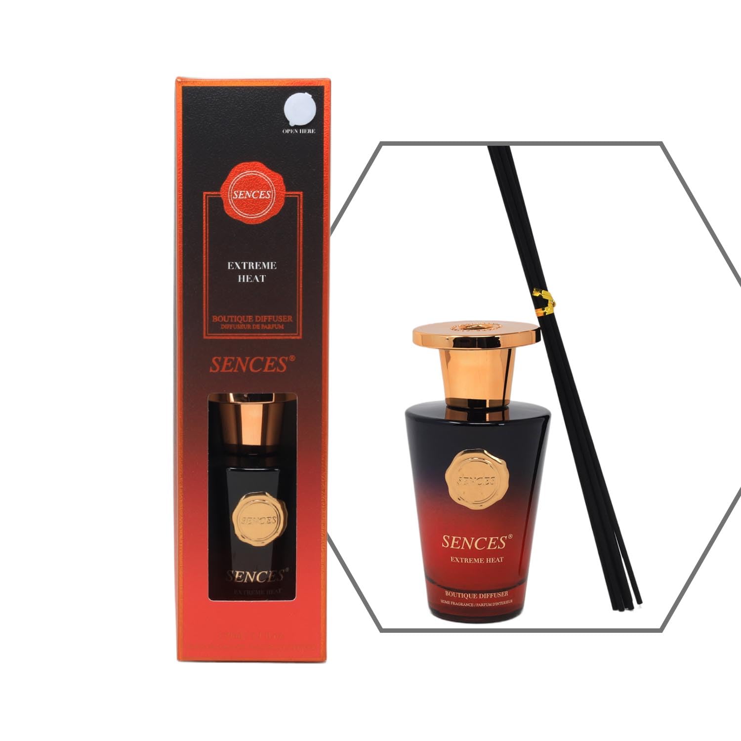Baltus Reed Diffuser 150ml Extreme Heat Sences Fragrance Aroma Air Freshener