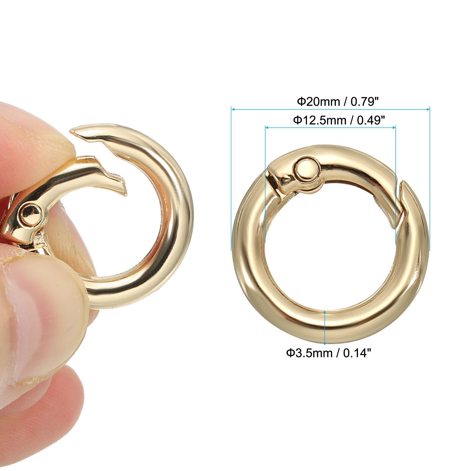 PATIKIL 25mm OD Spring O Rings - Image 2