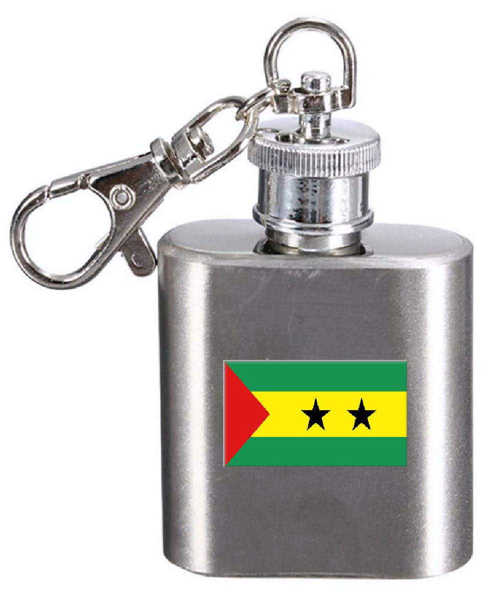 Flasque porte-clés Sao Tomé-et-Principe : idée cadeau originale et utile