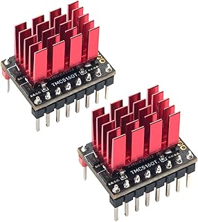 BIGTREETECH 2Pcs TMC5160T Pro V1.0 SPI Stepper Motor Drivers Mute Driver with heatsink Ultral Silent for Octopus Pro SKR V1.4 Turbo SKR 3 Mini E3 Ender 3 3D Printer Control Board