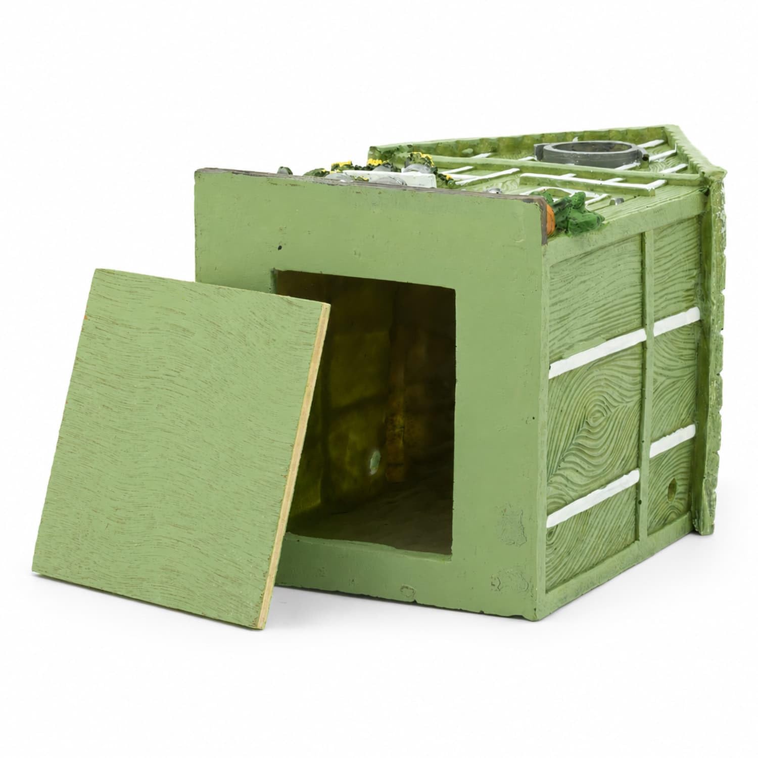 CKB LTD Vogel-Nistkasten aus Holz, hängend, grün, Gartenhaus