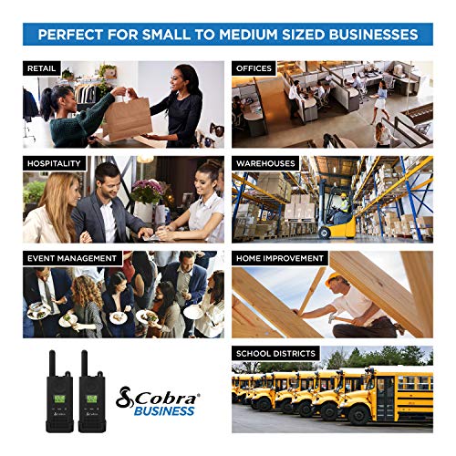 Cobra Px880 Walkie Talkies Pro Business Two-Way Radios (Pair) #TOP4