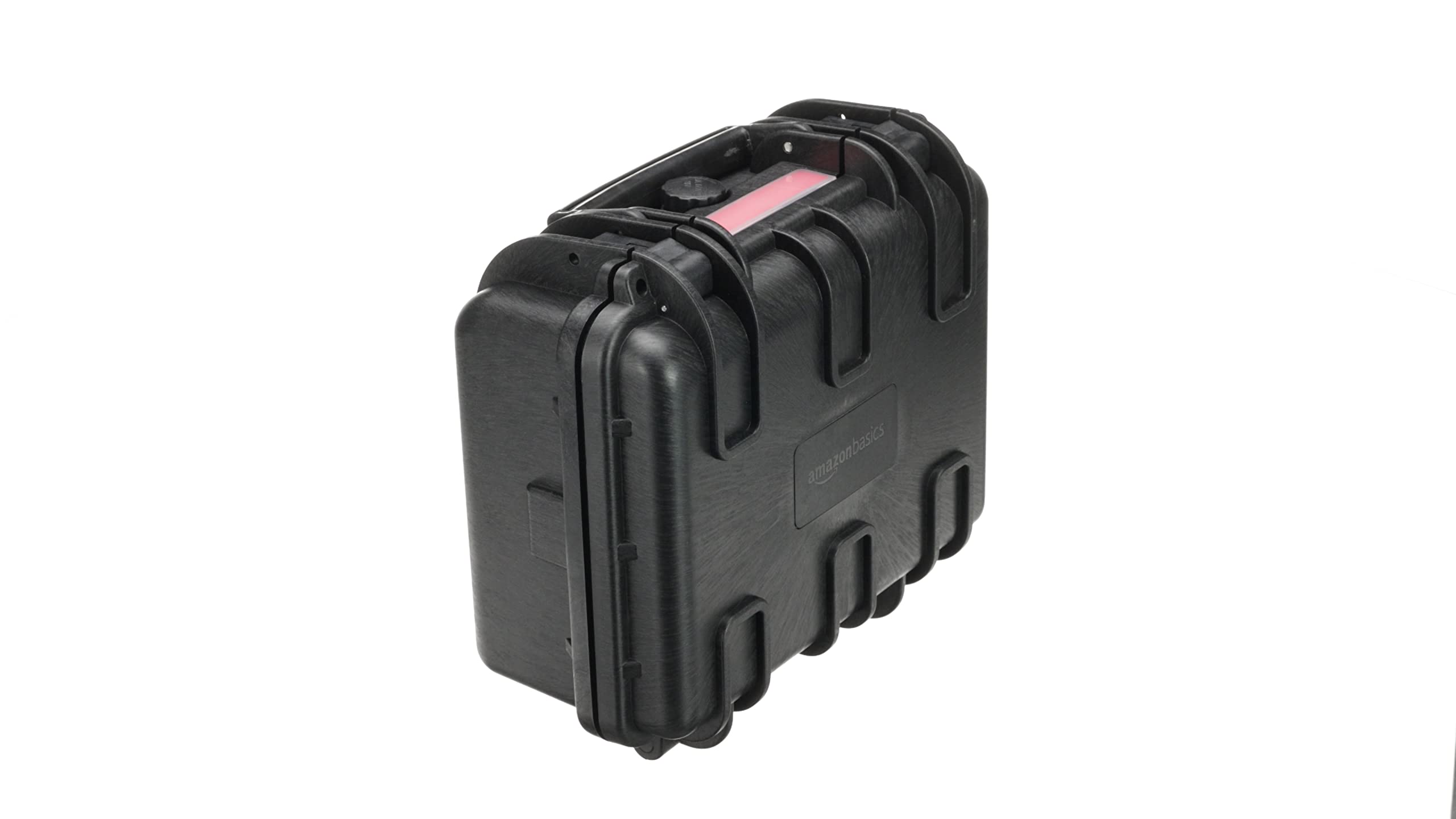 Amazon Basics Hard Camera Case, Small, Black, Solid, 12"L x 11"W x 6"H