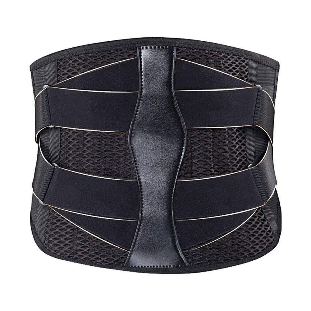 Soporte Lumbar Cinturón Auto-Calentamiento Ajustable Inferior Atrás Apoyo Doble Polea Compresión Correas por Mujer Y Hombres Hernia Disco (Size : M)