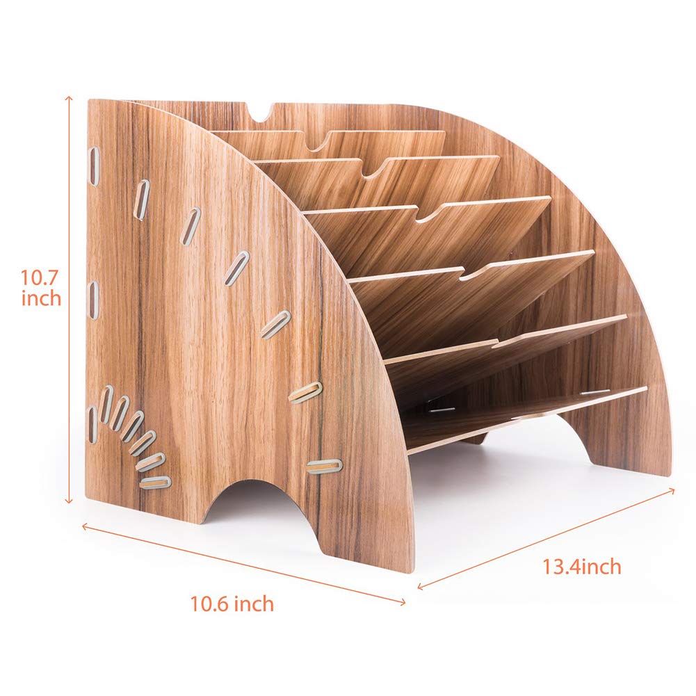 Portadocumenti, portaoggetti per Ufficio, Porta riviste, Portadocumenti, portaoggetti per scrivania, Portadocumenti in Legno, Porta riviste