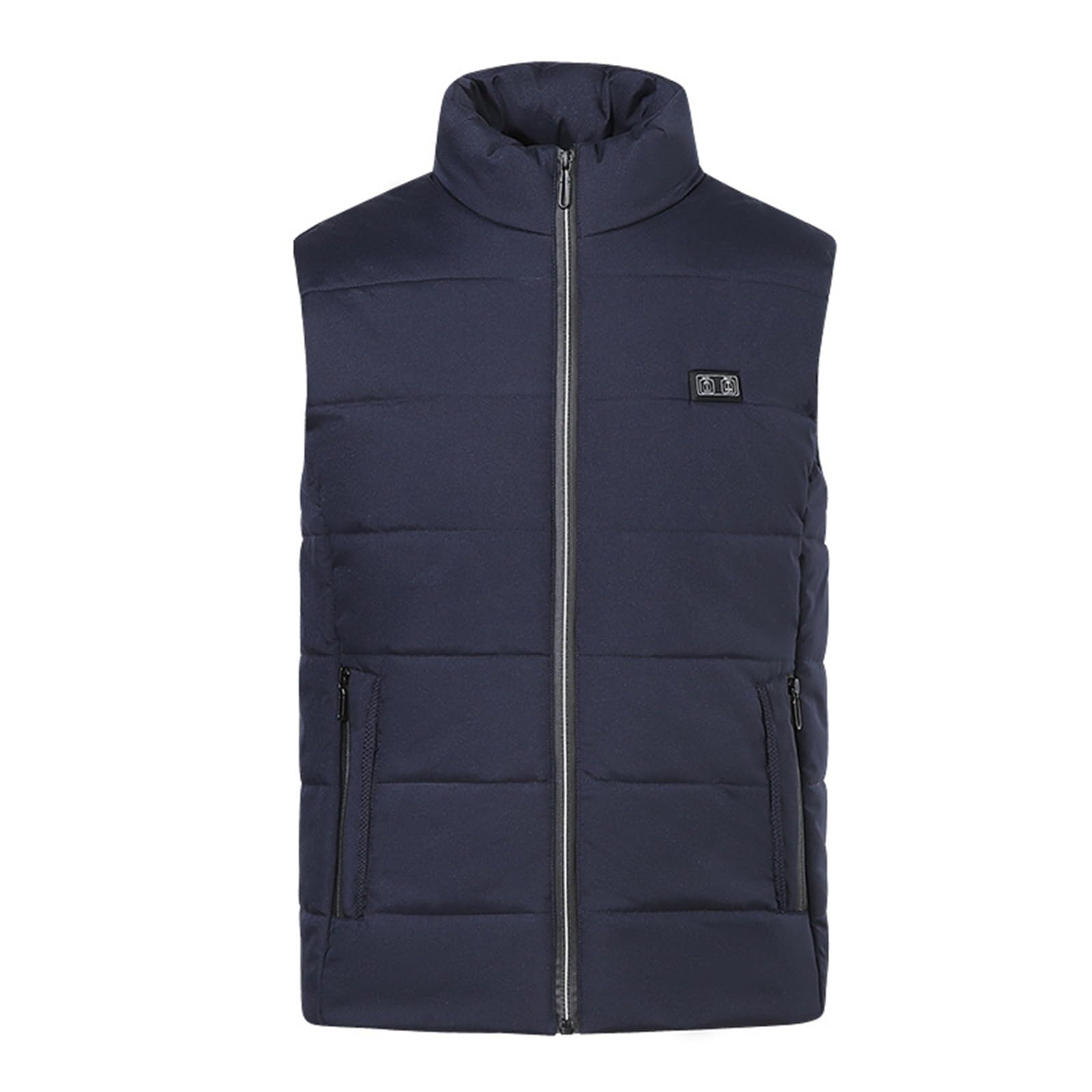 Gilet riscaldato per Uomo con 9 Zone di Calore, Gilet riscaldato Elettrico per Escursioni all'aperto in Inverno, Batteria Non Inclusa