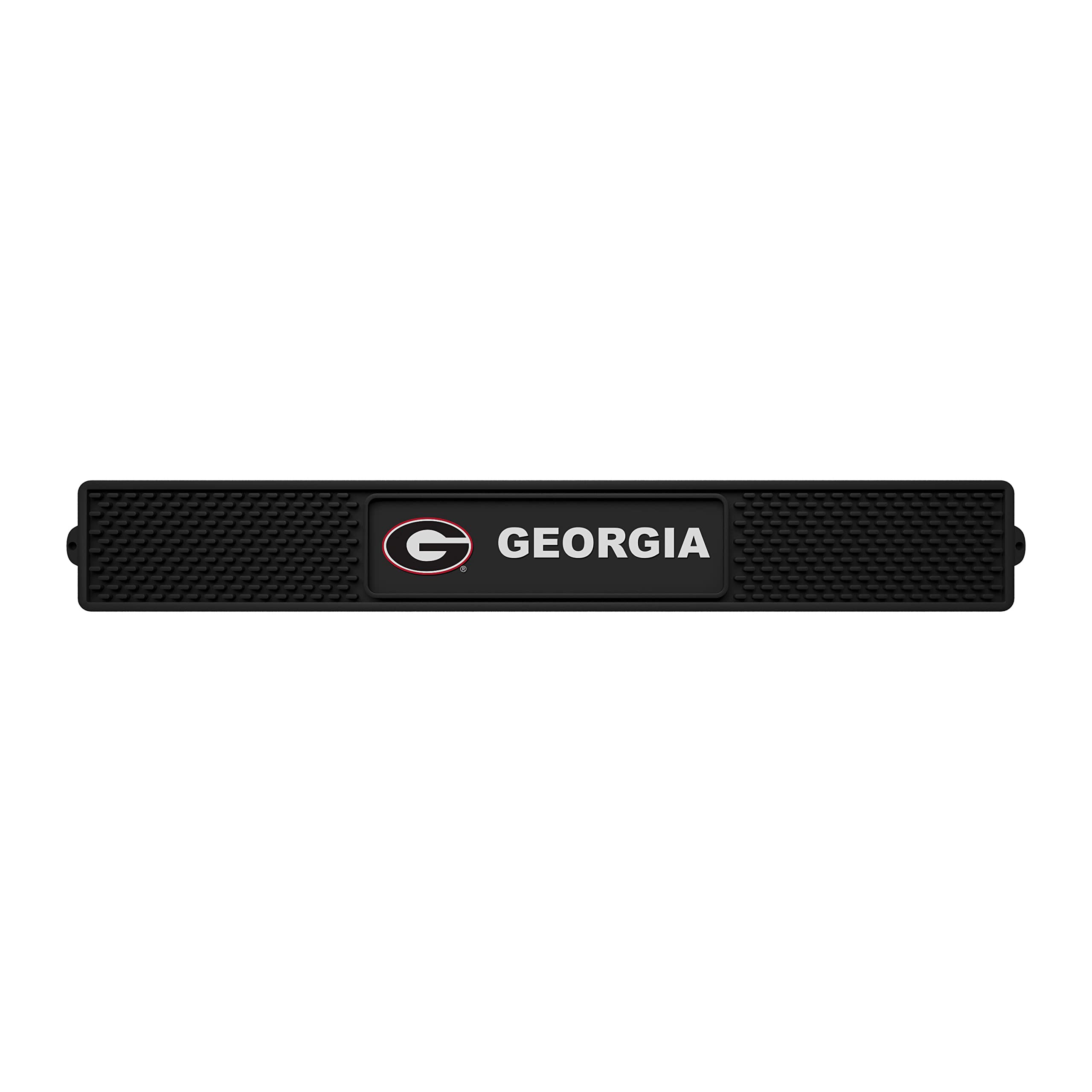 FANMATS 14001 NCAA University of Georgia Bulldogs Vinyl Drink Mat,Black,3.25"x24"