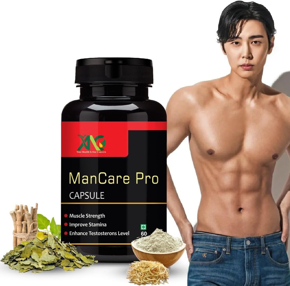 - ANC ManCare Pro Enhance T-Booster | Muscle Strength | Improve Stamina (60 Capsules)