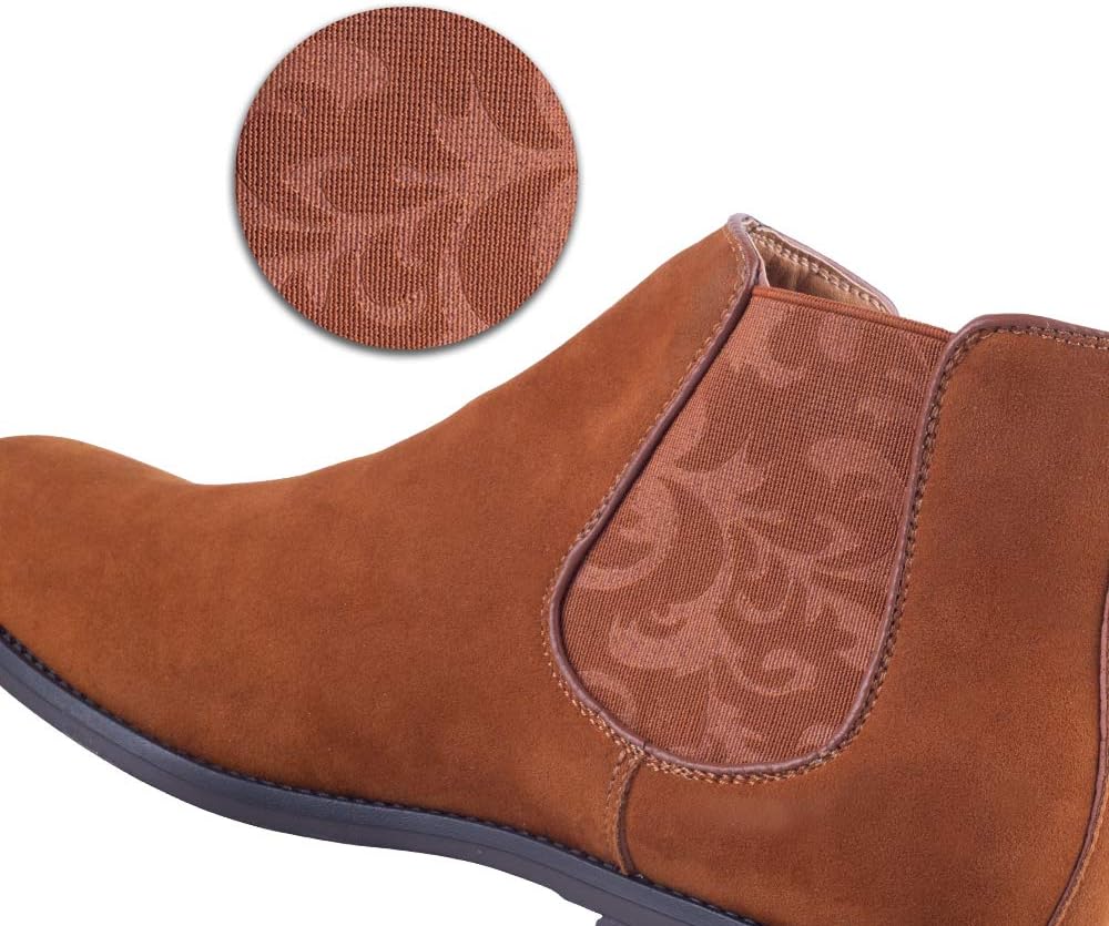 Men's Suede Chelsea Ankle Boots