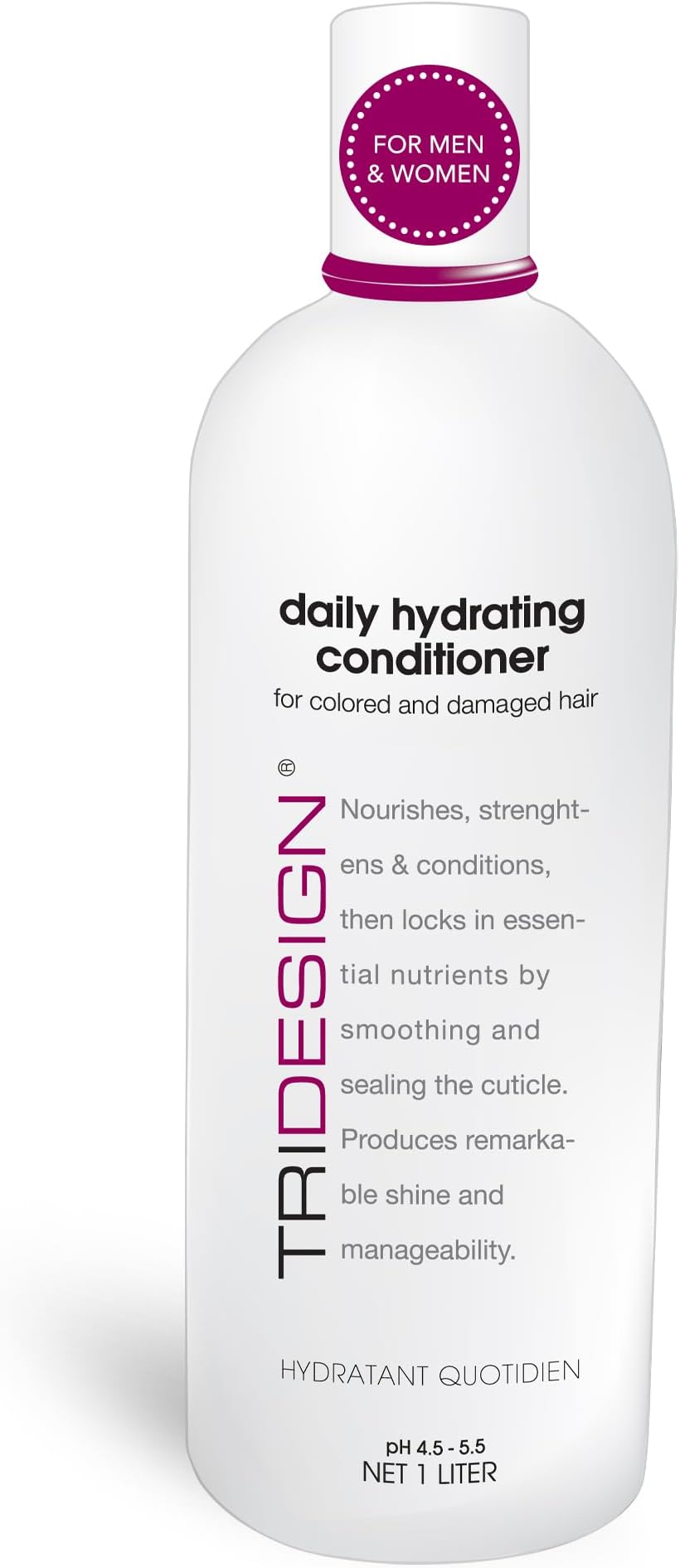 TRIDESIGN Hair Conditioner for Women or Extra Moisturizing Conditioner for Dry Hair, Hair Care Restoration for Colored Hair, Adds Luminous Volume, Hydration, Strong & Healthy Hair, 33.8 Fluid Oz