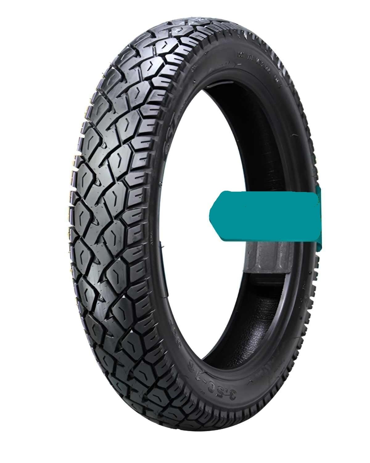3.50-16 Opona Motocyklowa 3.50/16 z Profilem Wszystkie Tereny dla Felg 16 Cali z 3 50 16 Tubeless TL 52P 4PR 225kPa Wysoka Przyczepność na Co Dzień(1pc)