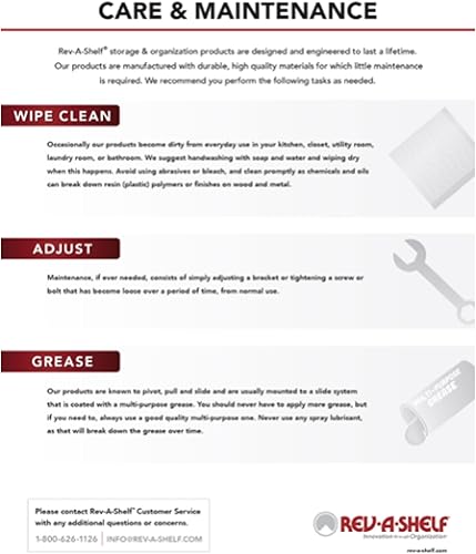 Miniatura 7 de Rev-A-Shelf RAS-FD-KIT Series - Sistema organizador de cajones de archivos de 2 niveles de altura estándar para archivos de tamaño carta y legal,