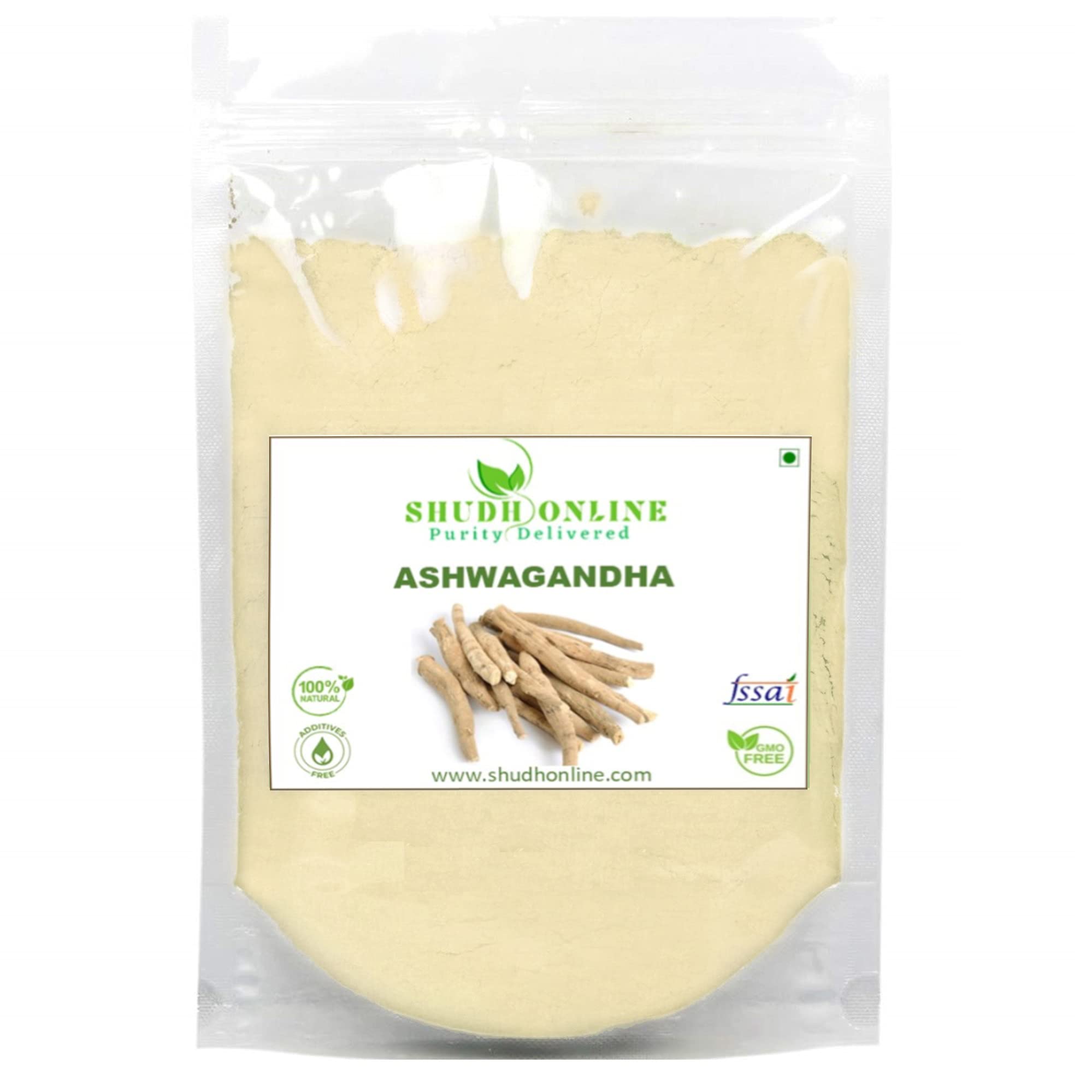 Shudh Online Pure Aswagandhada Powder, Ashwagandha root, Asvagandha (500 Gram), Aswaghanda, Aswagandha, Ashavagadha, Asvagangha, Withania somnifera, Boost Immunity