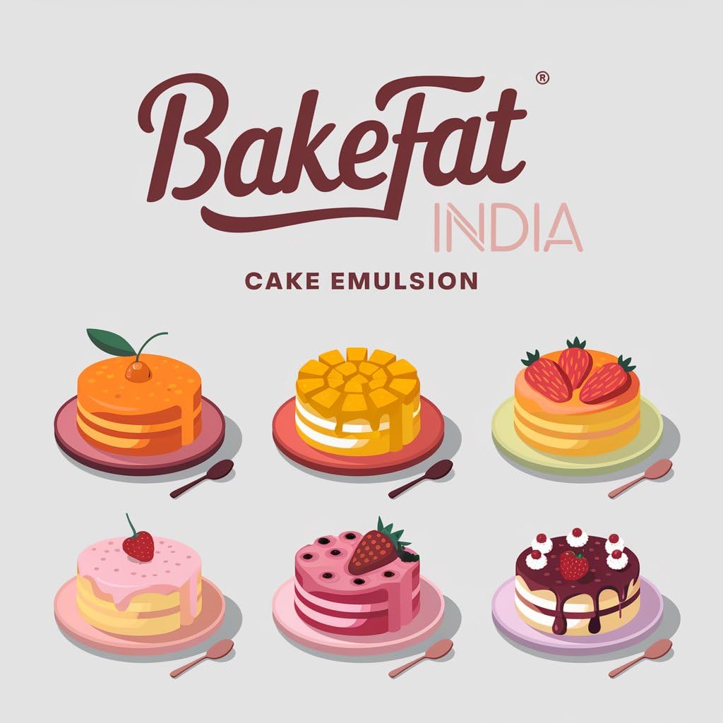 Bakefat India 5 Flavour Baking Emulsion Set (Mango, Pineapple, Orange, Strawberry, Red Velvet) (50ml) - Image 6 thumbnail