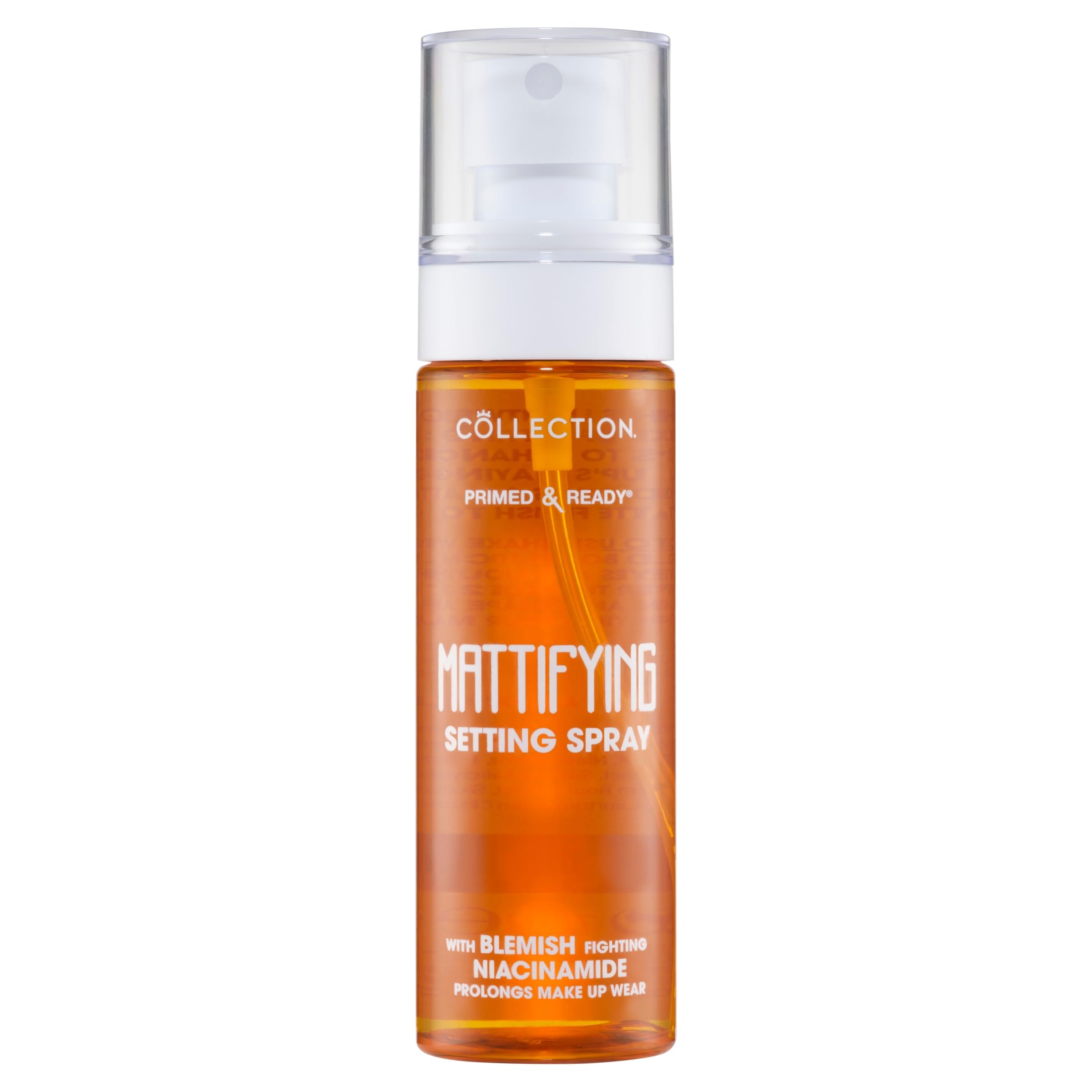 Collection Cosmetics Primed and Ready Fixing Spray, Matte Setting Spray, Matte