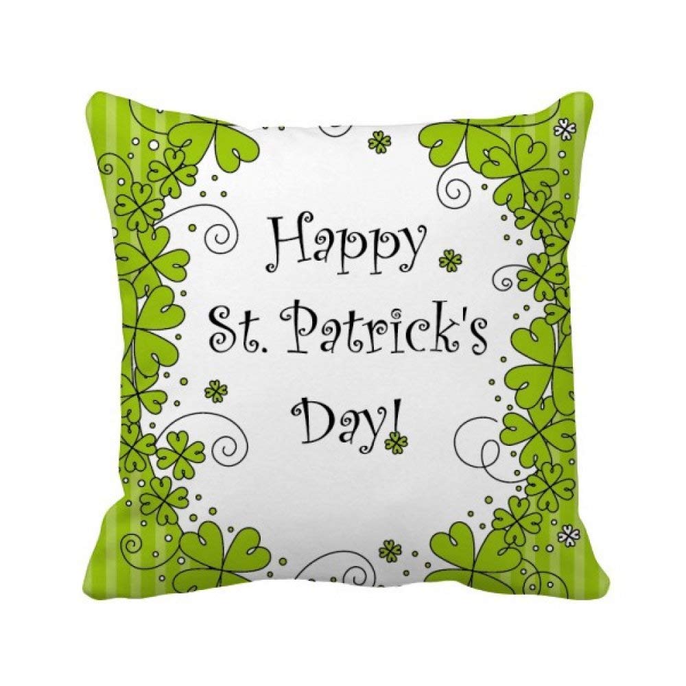 Housse de coussin Trèfle Saint-Patrick pour rénover vos vieux coussins