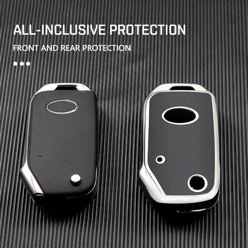 Coque de clé TPU blanc pour KIA Sportage R Stinger Sorento Ceed
