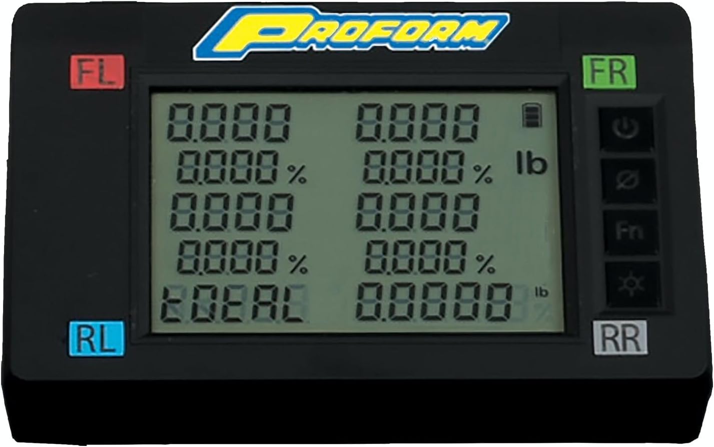 ProForm Vehicle Scale, Slim, Electric, 15 in Square, 1750 Capacity Pad, Wireless, Case/Controller/Pads, Kit (TCI67644)