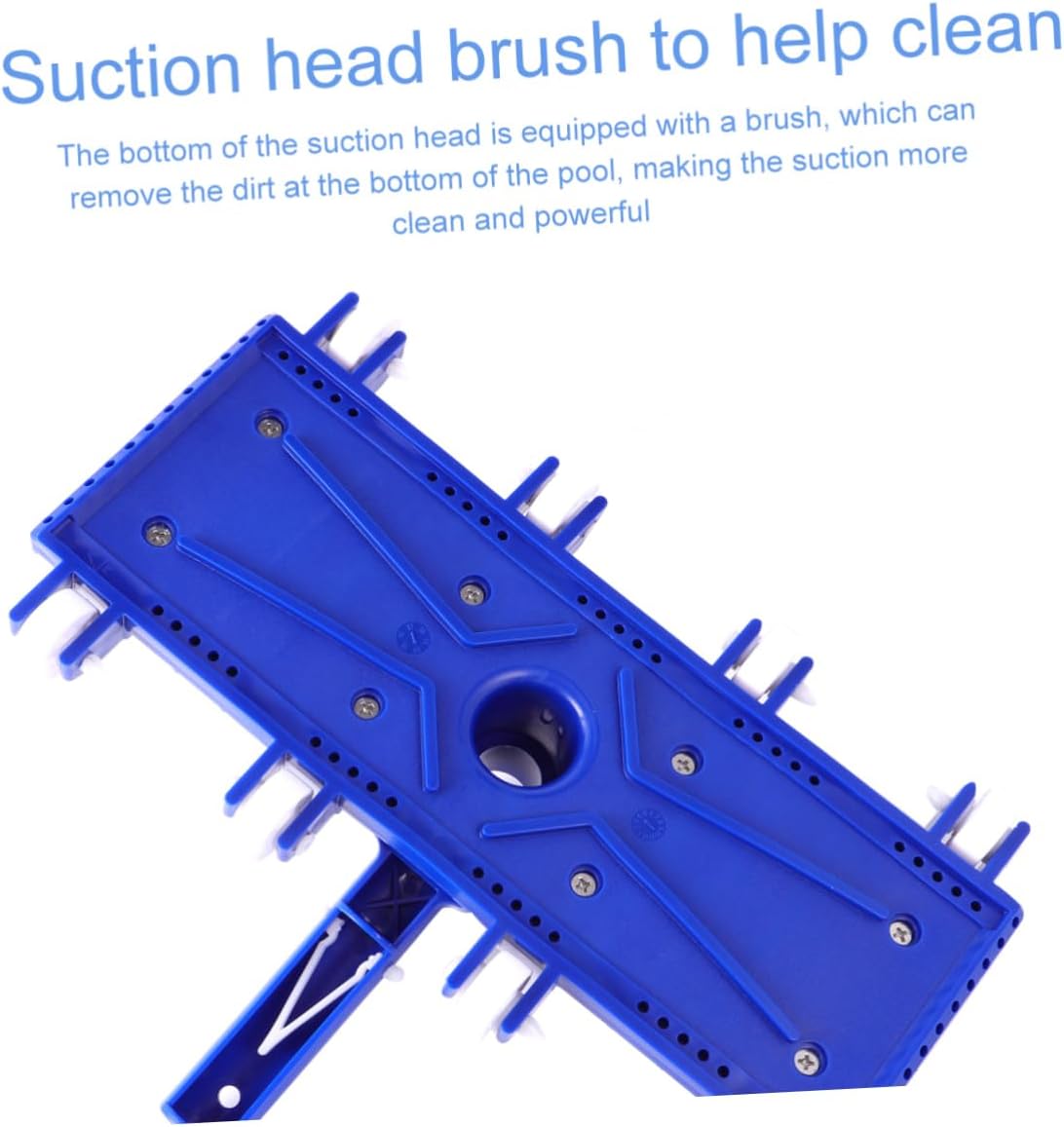 ibasenice Weighted Pool Suction Head Cleaning Tool Plastic Vacuum Attachment for Effortless Pool Cleaning Safe Material Decontamination for Swimming Pools and Saunas