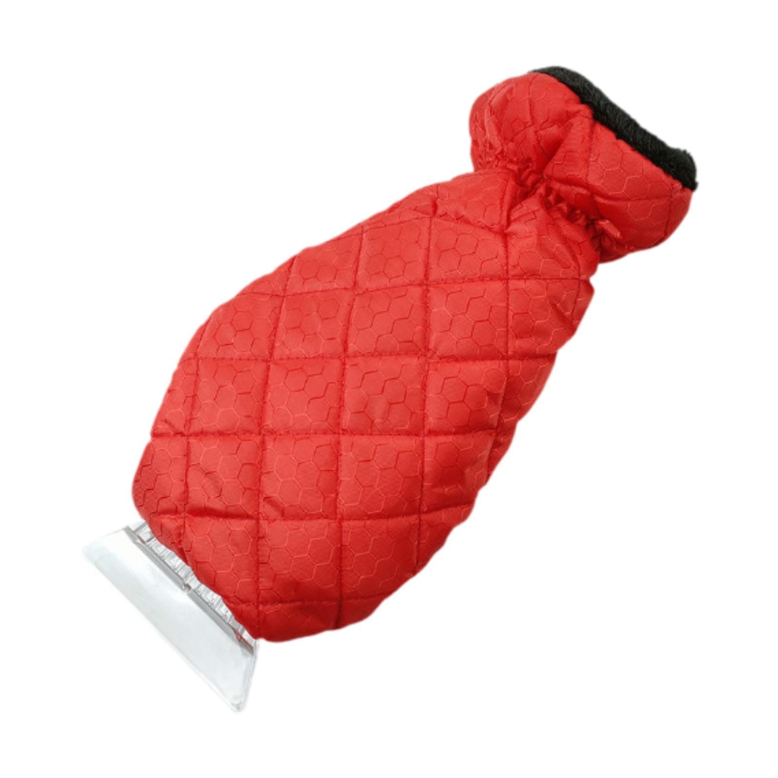 LR DECOR Ice Scraper Mitts Portable Comfortable Ice Scraper with Glove for Winter Red (52081345LRDES)-image-35
