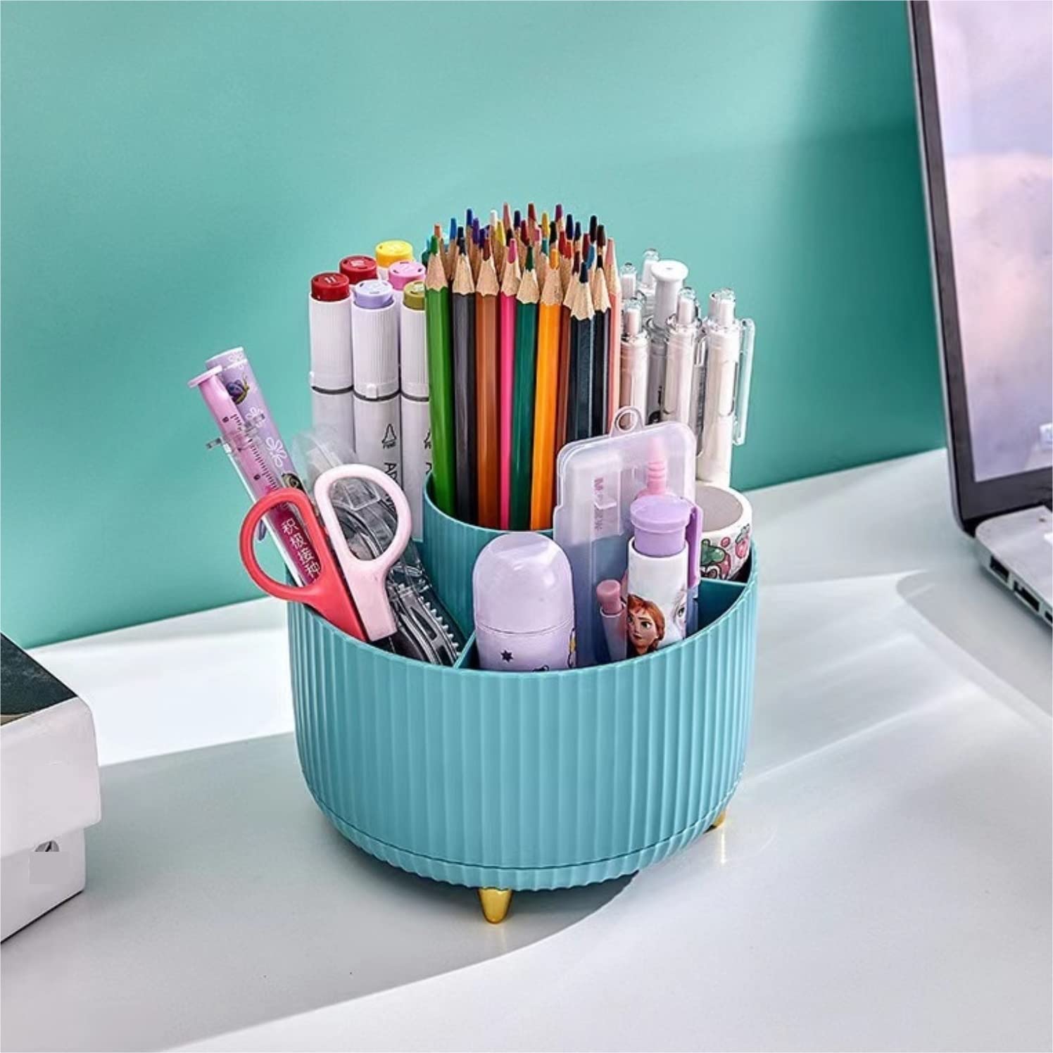 Organizador Cosméticos Organizador de Maquillaje Caja De Almacenamiento De Cosméticos De Plástico, Acabado De Escritorio, Caja Versátil Para El Hogar, Organizador De Maquillaje Estante de Maquillajes