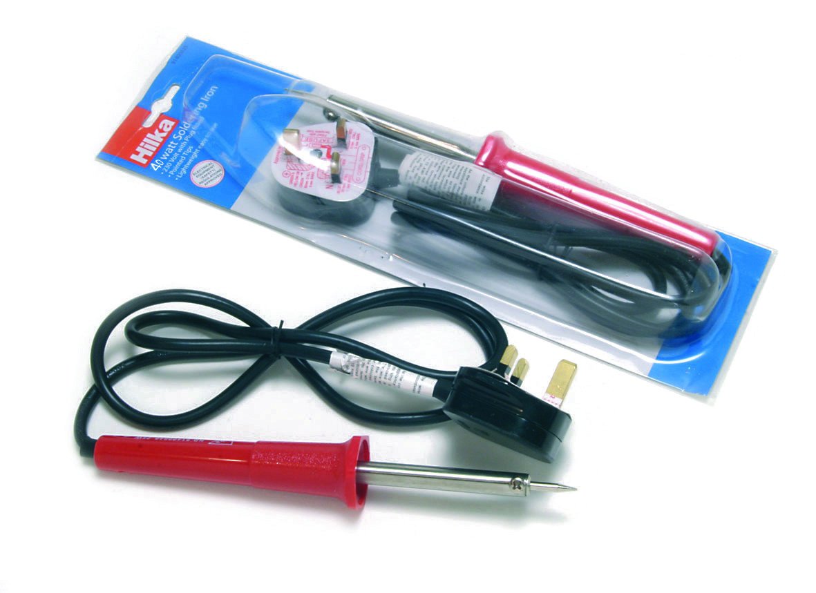 BNIB HILKA 40 Watt Soldering Iron With Pointed Tip (EXPO 77504)