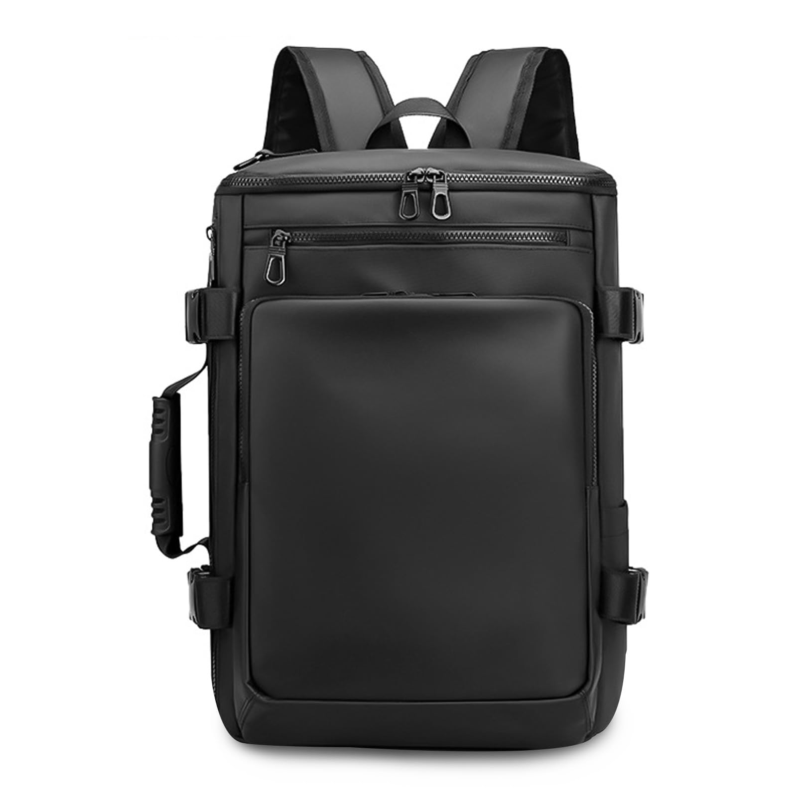 FANDARE Convertibile Zaino Uomo Donna Borse da Cabina per Ryanair Bagaglio a Mano Borsa a Tracolla Laptop Zaino Borsa Zaino Viaggio trekking da uomo zaino per laptop Borsa approvato dal volo Nero