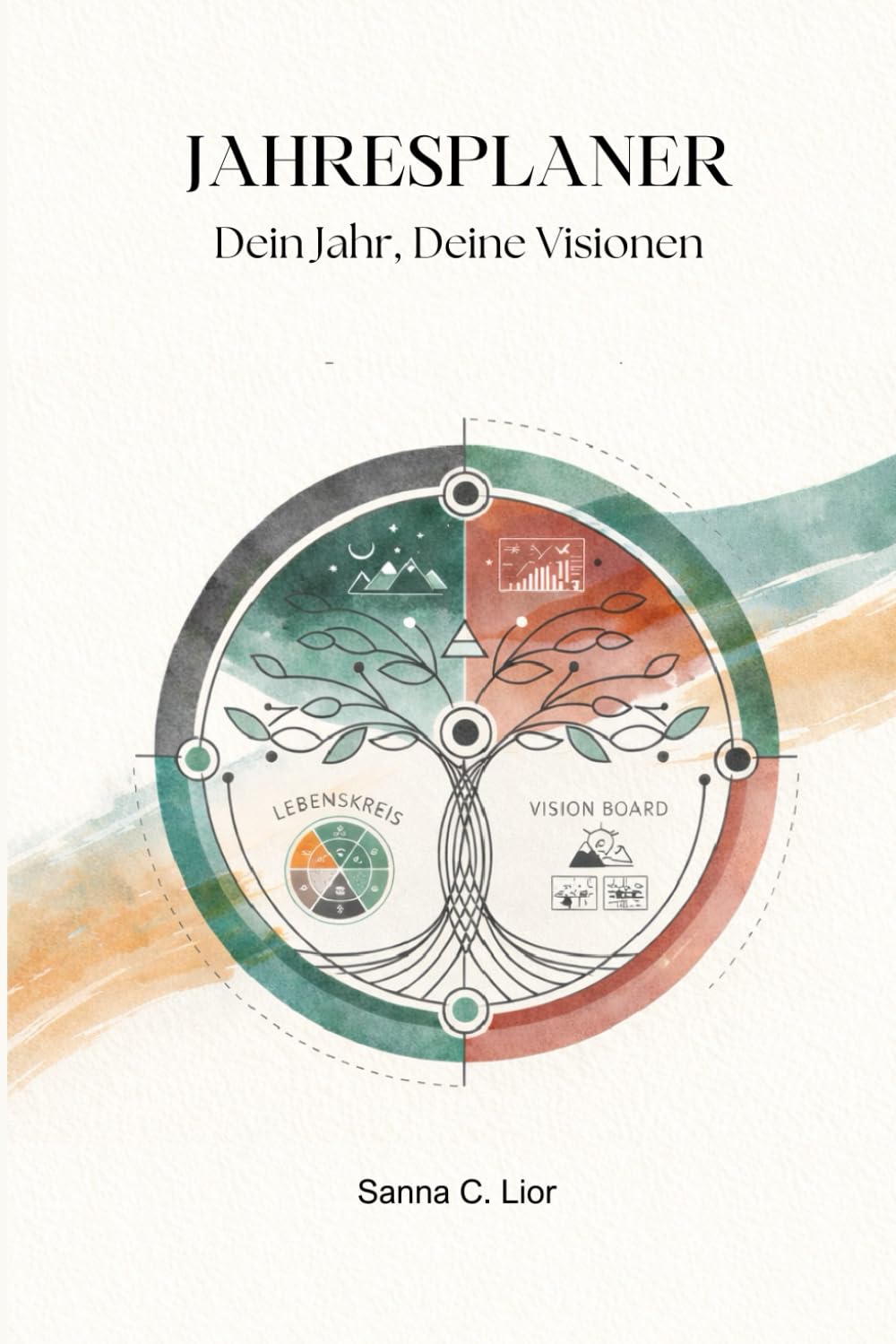 Jahresplaner- Dein Jahr, Deine Visionen.: gestalte nicht nur dein Jahr, gestalte dein neues Leben. Werde die beste Version deiner selbst und verwandle ... dem Weg zu mehr Klarheit und innerer Stärke.