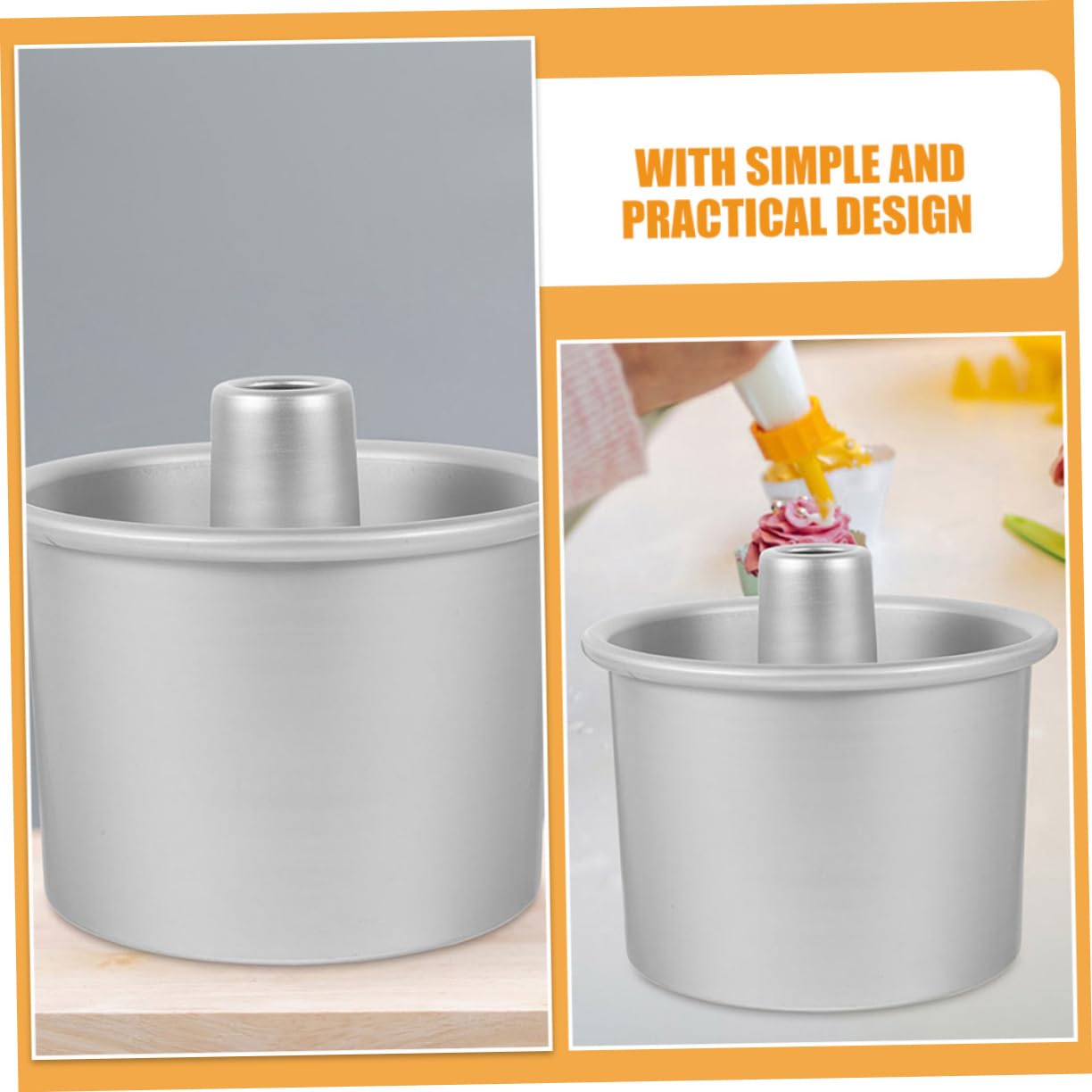 PRETYZOOM 4 Sätze Kuchenform rund easy putz Leckere Kuchen bratentopf Kuchen backen Formen zum Backen Formen für Hochzeitstorten Metall Pfanne Backform Puddingform Aluminiumlegierung