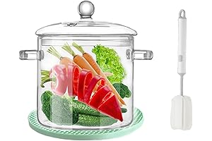 Clear Cooking Glass Simmer Pot for Stove Top