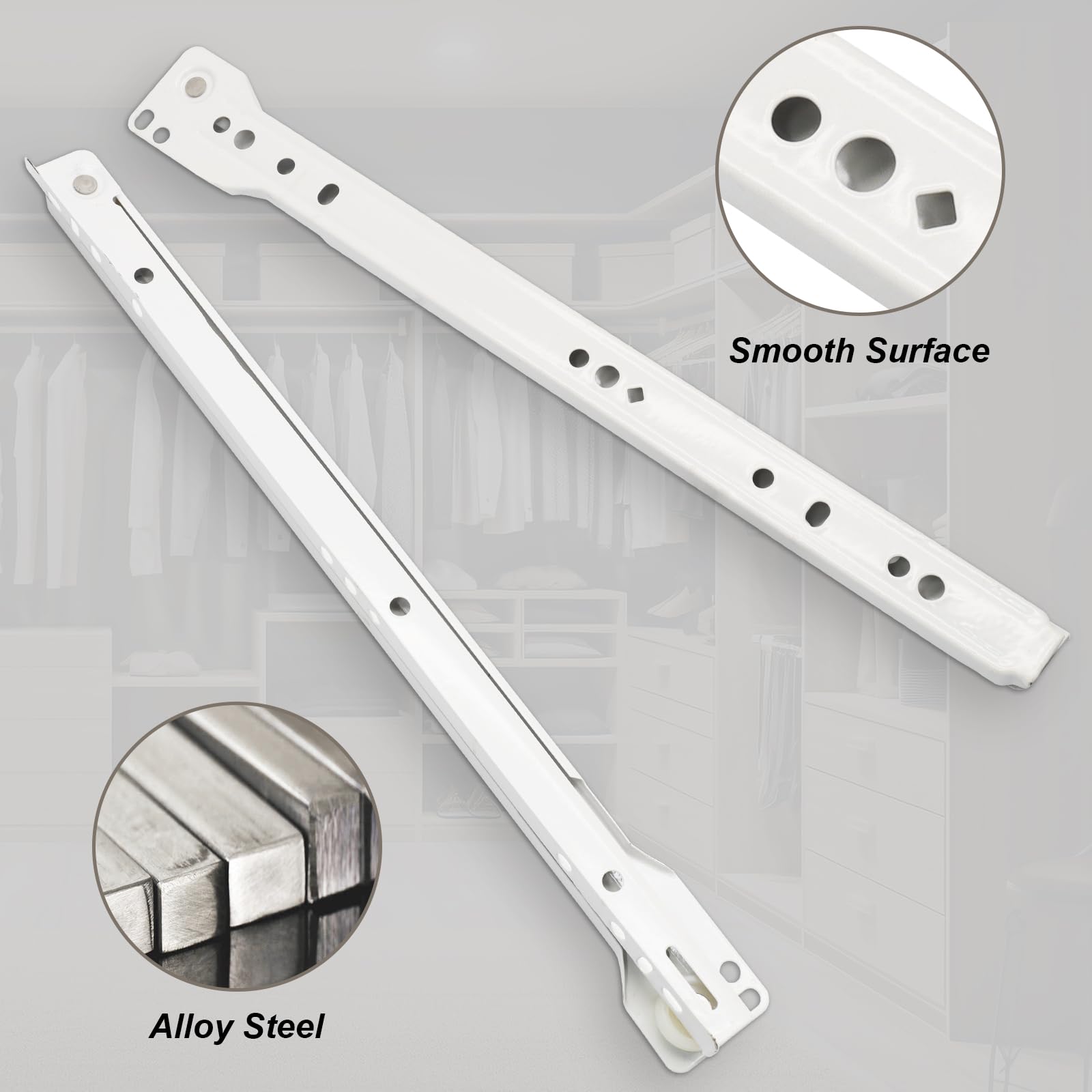 Litoexpe 12" Drawer Slides - Durable & Quiet -3 Litoexpe 12" Drawer Slides - Durable & Quiet -3