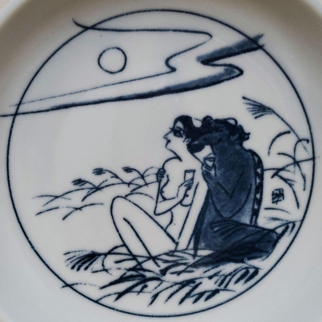 セール‼️河童の絵皿　昭和レトロ セール‼️河童の絵皿 昭和レトロ