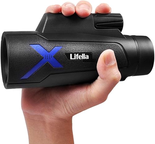 Miniatura 9 de Lifella Telescopio monocular de alta definición de 12 x 50 pulgadas, alcance monocular de alta potencia BAK4 Prism FMC, visión nocturna, para la