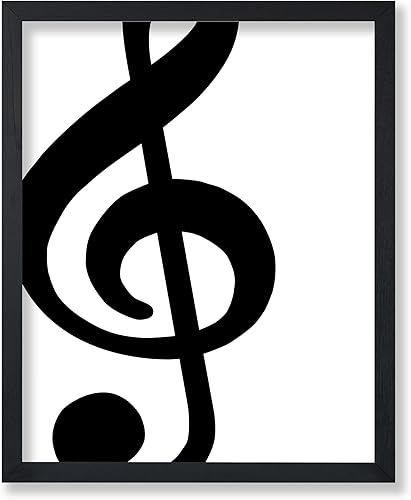 Poster Master Póster de clave de agudos  Impresión de notas musicales  Arte musical  Arte de signos  Arte de línea  Regalo para él, ella y músico