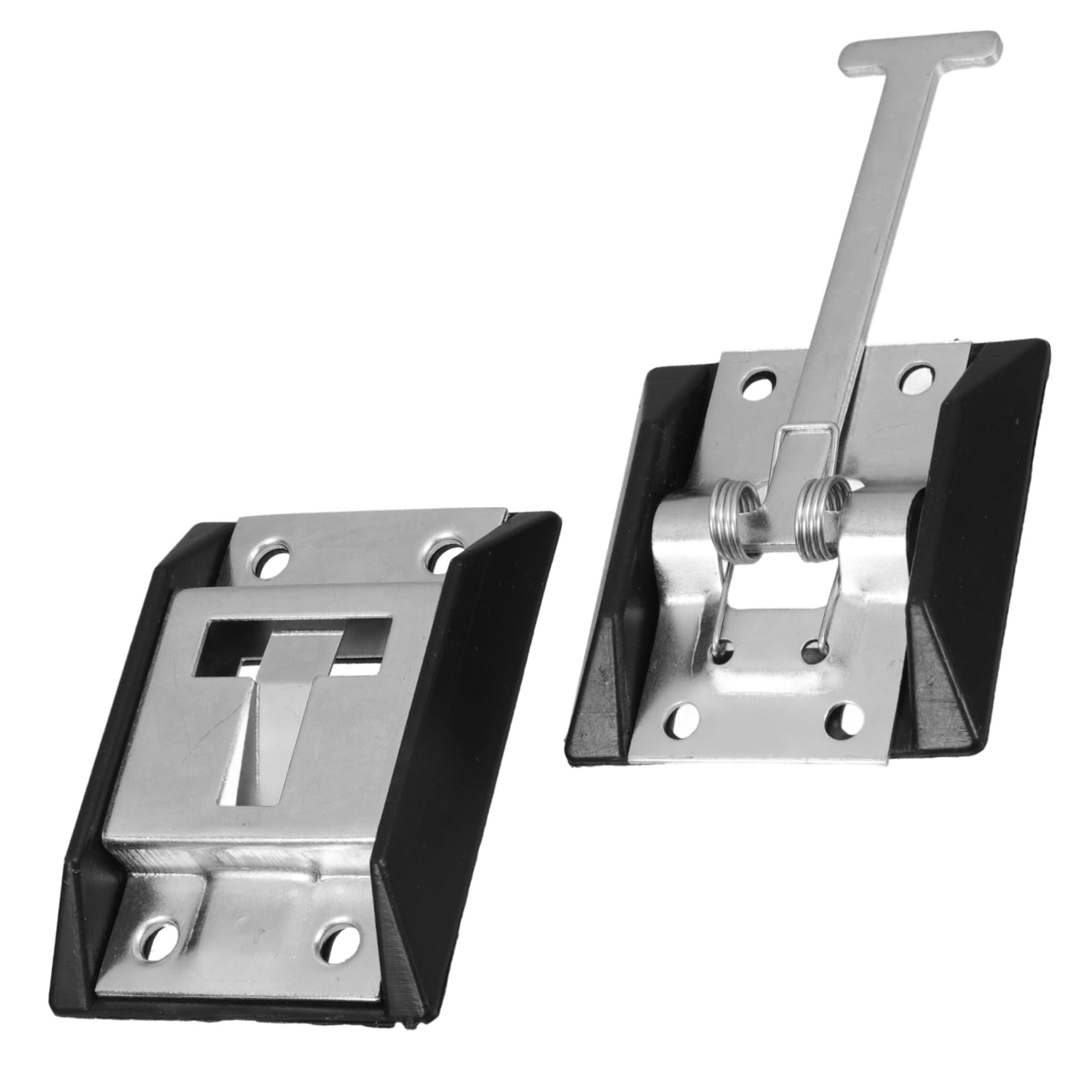 HAPINARY Rv Entry Door Hook t Catch Holder for Trailer Metal Door Catch with Weatherproof Carbon Steel