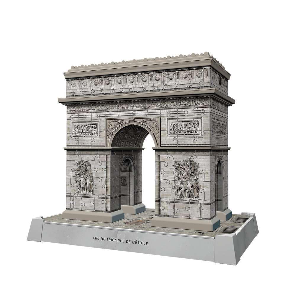 Ravensburger - Puzzle 3d Arco Di Trionfo LED | Puzzle 3d Per Adulti E Bambini A Partire Dagli 8 Anni | Modellismo Da Costruire Adulti Di 242 Pezzi | Regalo Bambino 8 Anni E Più