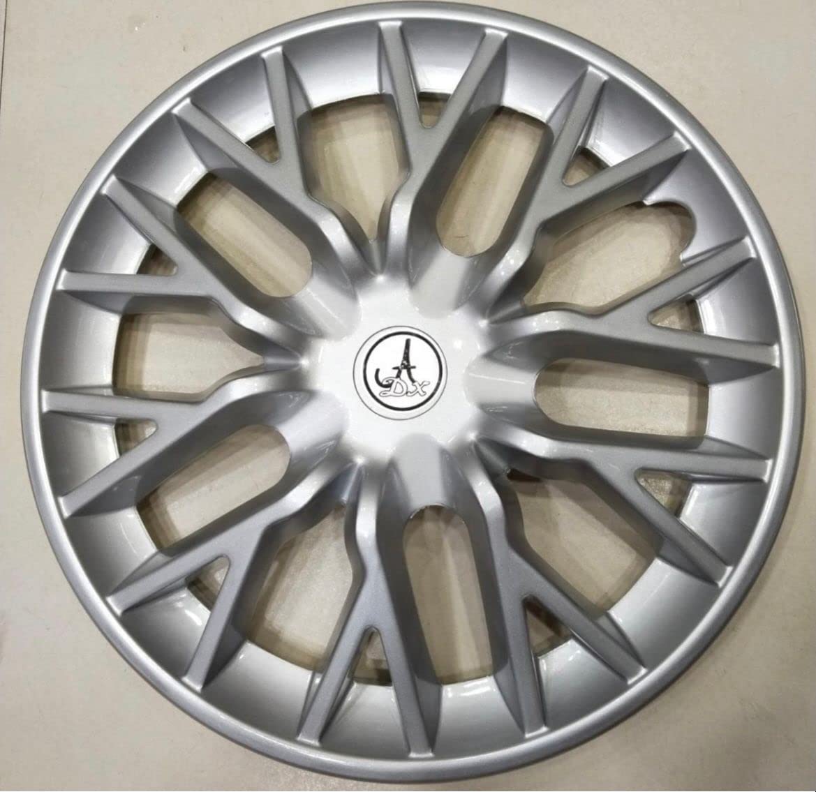AUTOMART - Wheel Cover 13 INCHES Silver Colour Delta DSN Compatible with WAGONR Lxi/ASTAR/Zen Estilo/Spark/EECO/Alto K10 / S-PRESSO LXI /