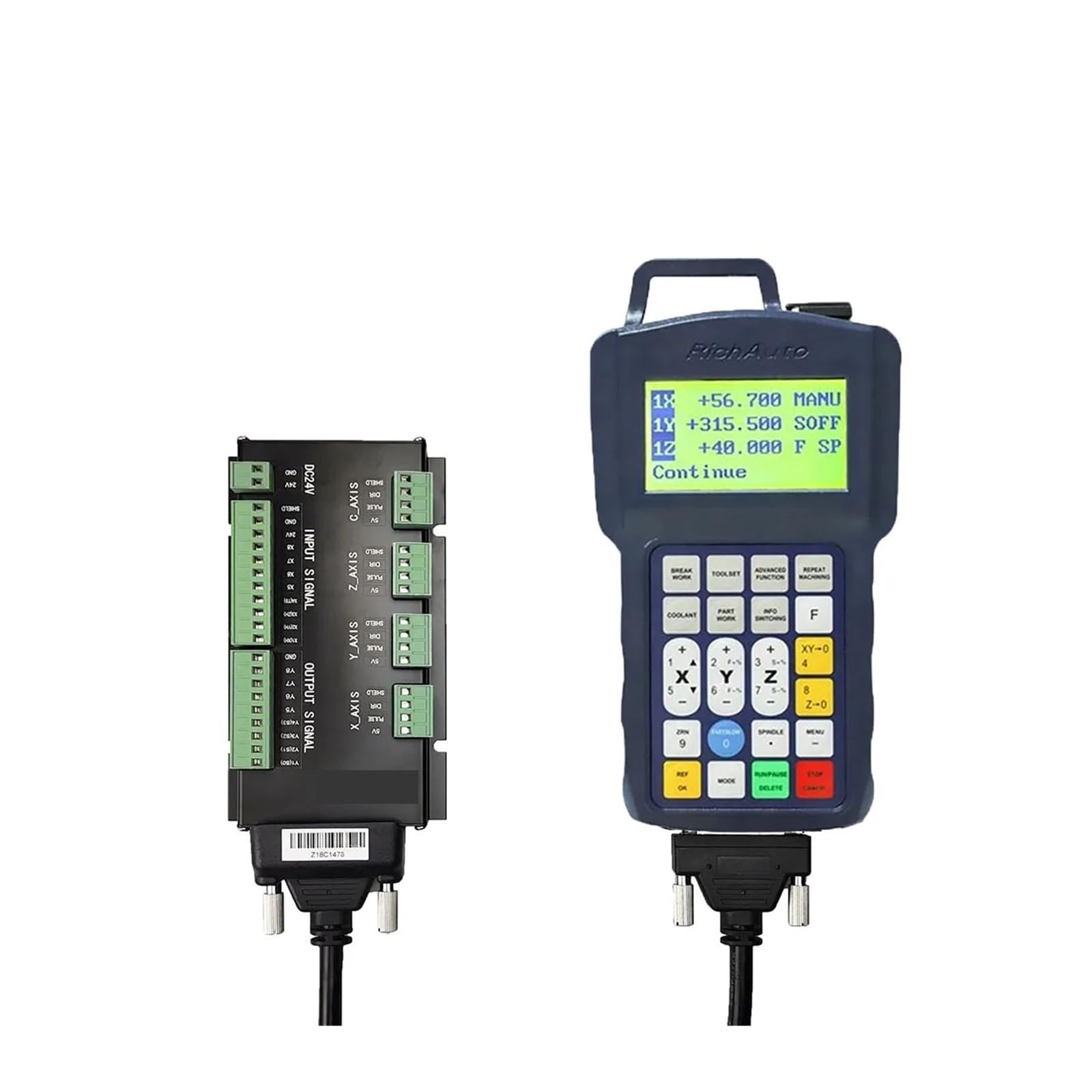 JVDDI CNC DSP B11 Controller A11E 3 Axis Motion Remote For Engraving English Version
