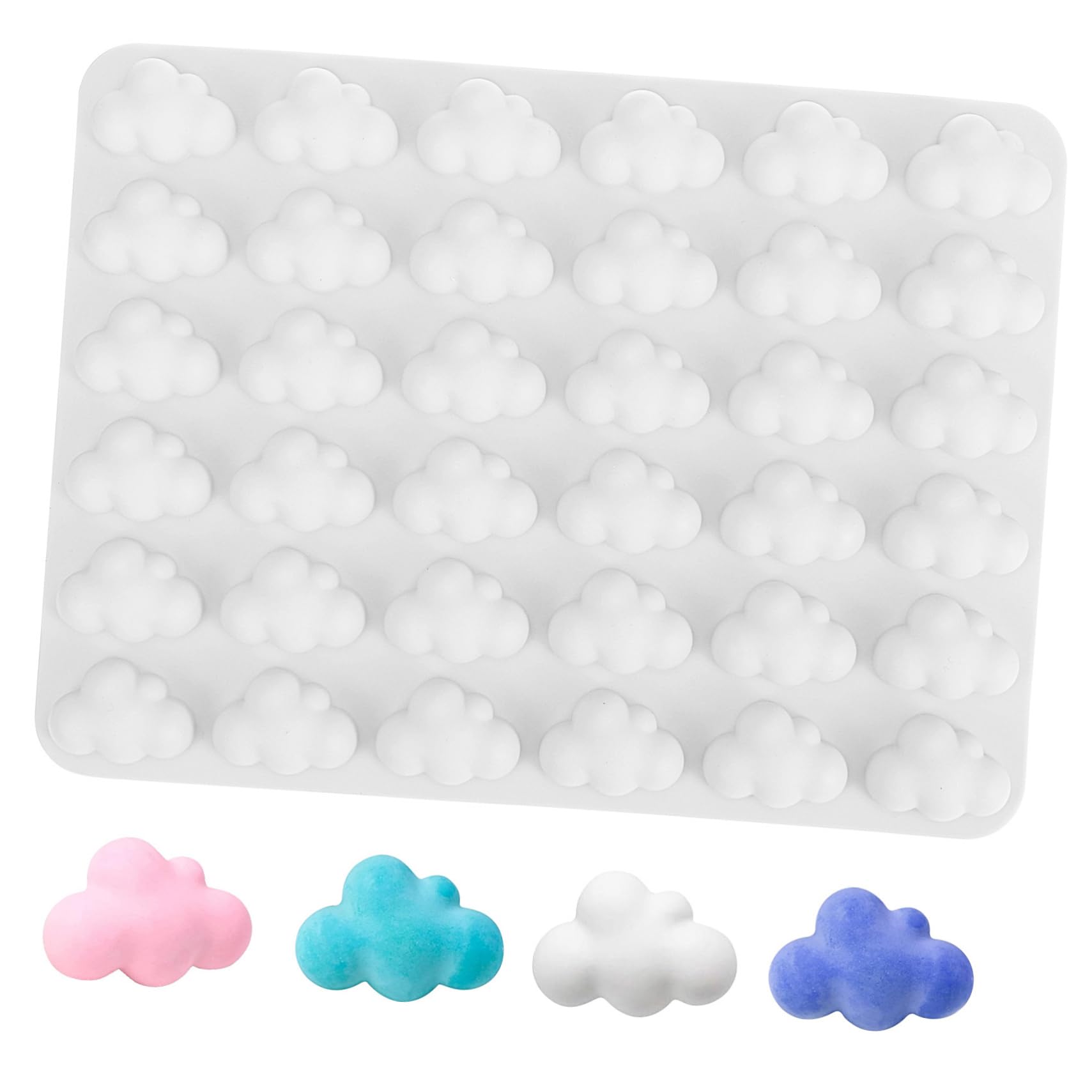 TOPBATHY 5 Pz Stampo in silicone nuvola frutta stampini gommosi in silicone accessori cucina accessori per cucina bistecchiera antiaderente gelatina stampo per caramelle per uso domestico