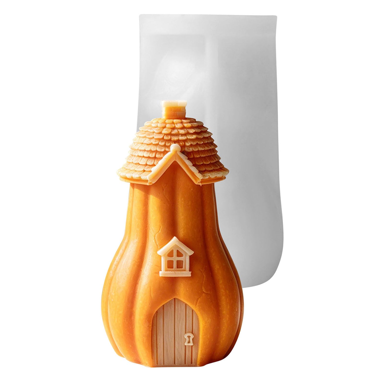NMFLAB Halloween Themed 3D Pumpkin Silicone for Soap Chocolate Halloween Silicone