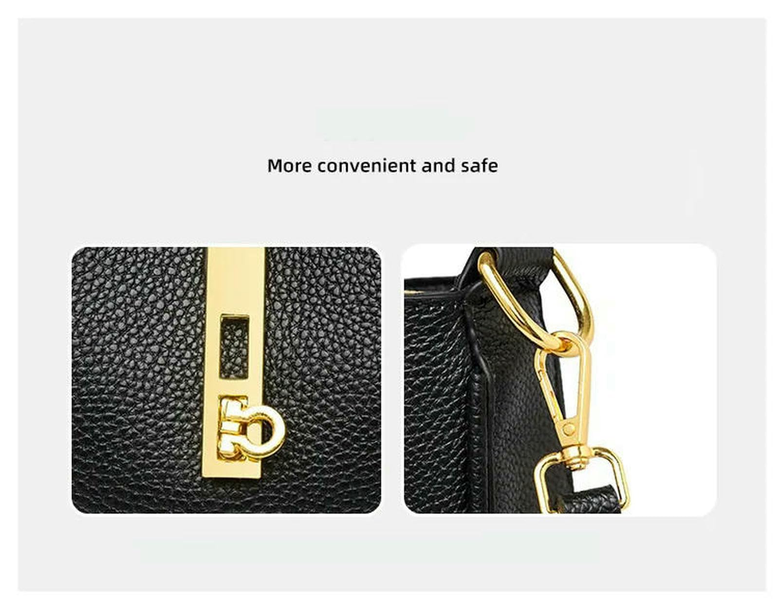 Borsa Donna Crossbody A Tracolla Leggera Pu per Le Donne-White