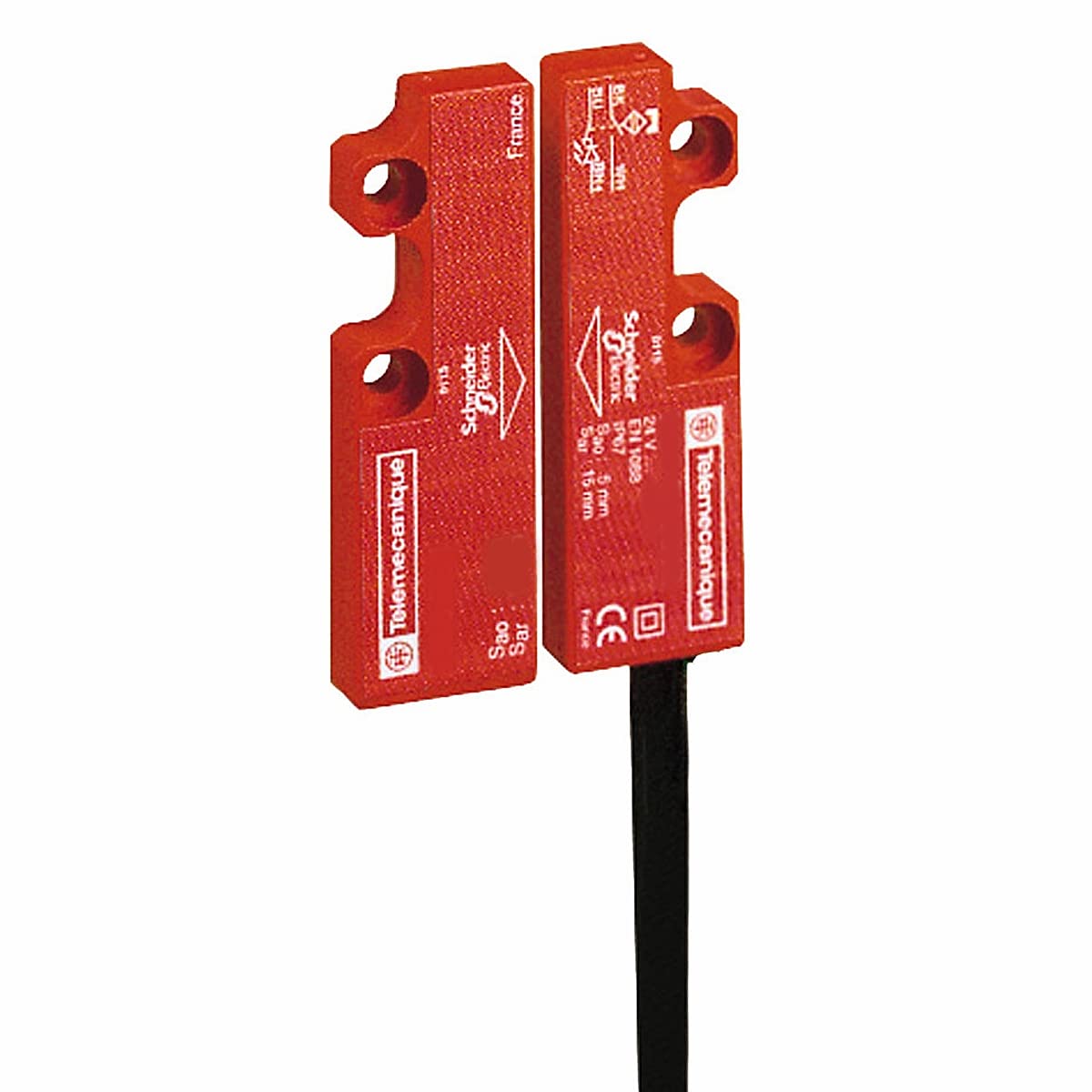 Produktbild von Schneider Magnetic Switch XCSDMC – 2 Öffner, 2 M Kabel, Gestuft Schaltend – Sicherheitsschalter Mit Magnetsensor