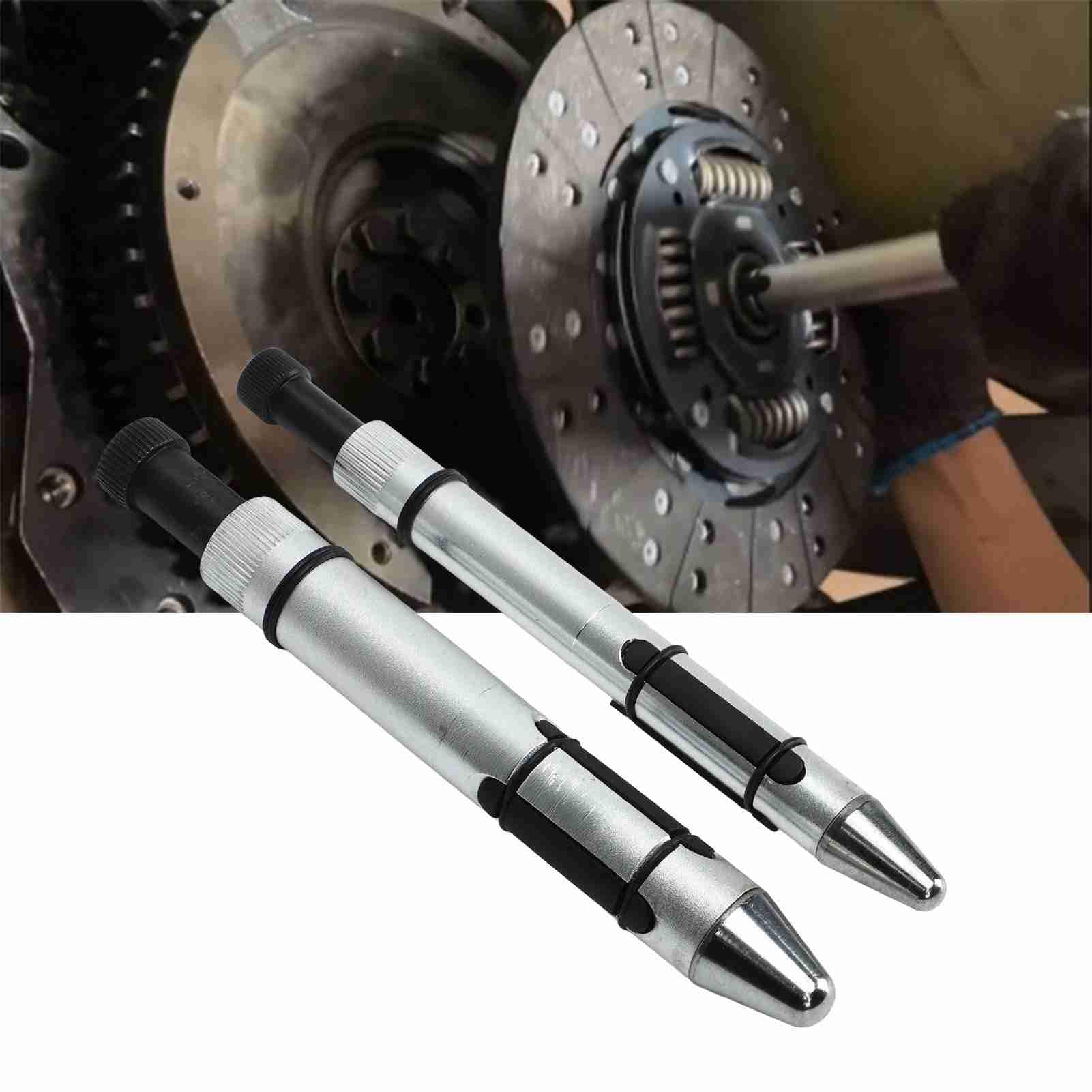 Strumento di allineamento frizione universale HaloVerde, struttura in metallo da 2 pezzi con montaggio universale, albero di centraggio frizione con regolazione rapida del motore