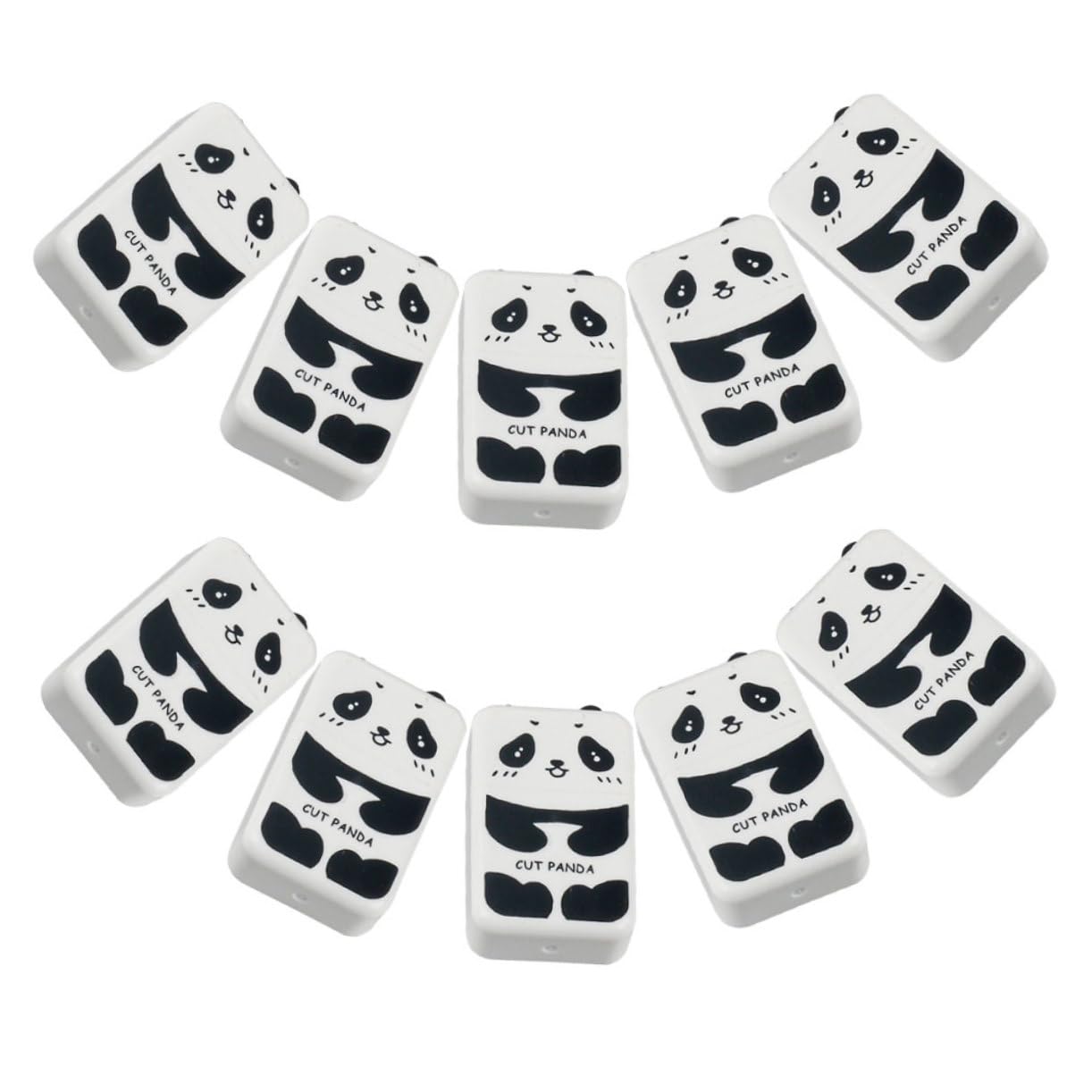 Lurrose 30stücke Panda Radiergummis Multifunktionale Tragbare Schulbedarf Mit Bunten Designs Radieren Von Bleistiftfehlern Für Künstler Und Schüler