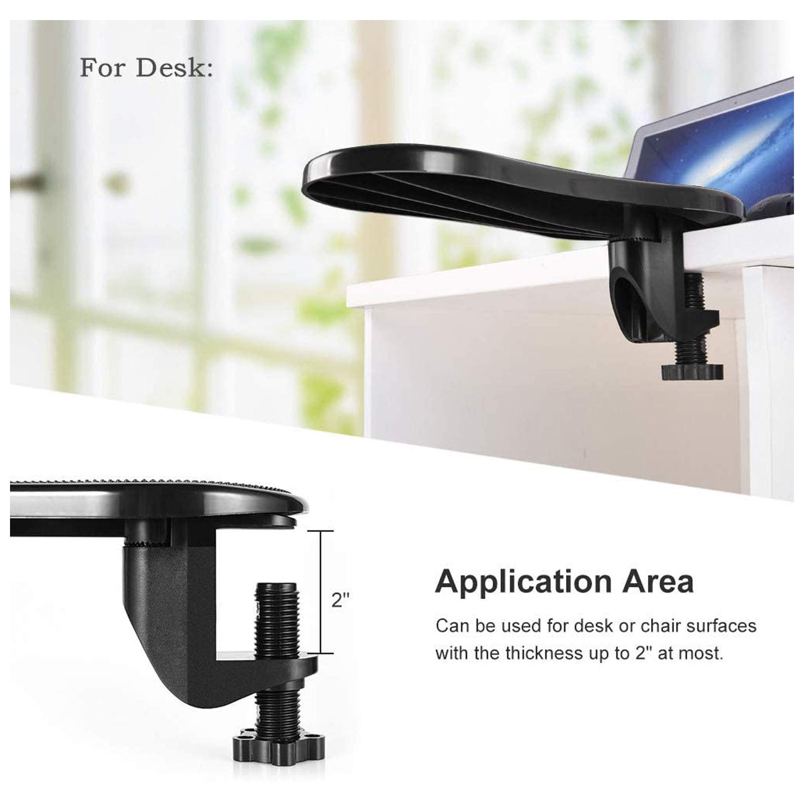 Cuscino per poggiabraccia per computer da massaggio, estensore per poggiapolsi girevole regolabile ergonomico per gomito, supporto per braccio mouse tastiera home office per rilasciare lo stress ed