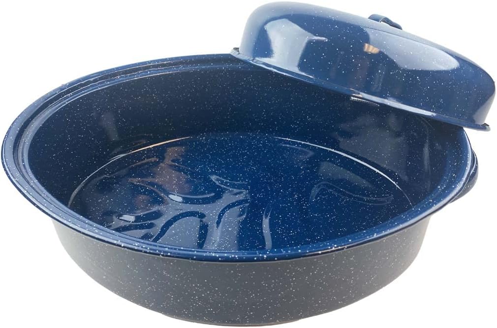 Granite Ware Limited Edition Oval Blue Roaster - 18"