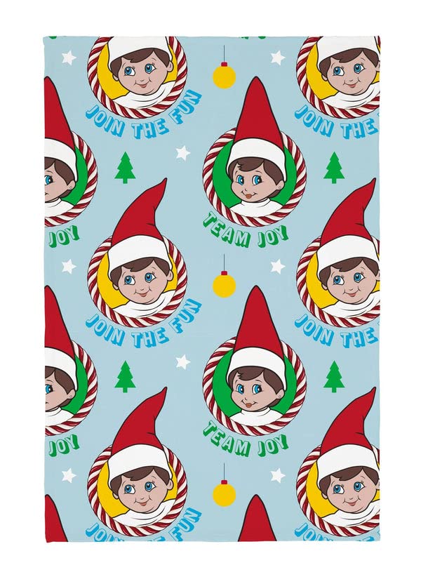 The Elf on the ShelfTeam Joy Blanket: Official Accessories :Super Soft & Cosy Kids Christmas Fleece Blanket - Christmas Blanket Kids Gift for Boys and Girls