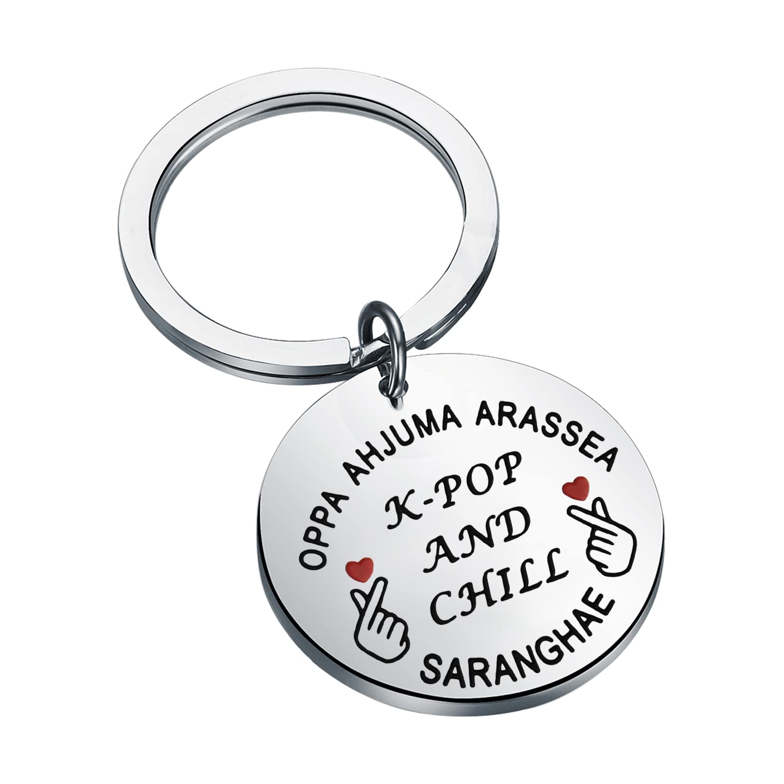 K-POP Music Fans Gift K-Drama Lover Gift K-Pop & Chill Keychain K-POP Lover Gift K-Drama Girl Gift